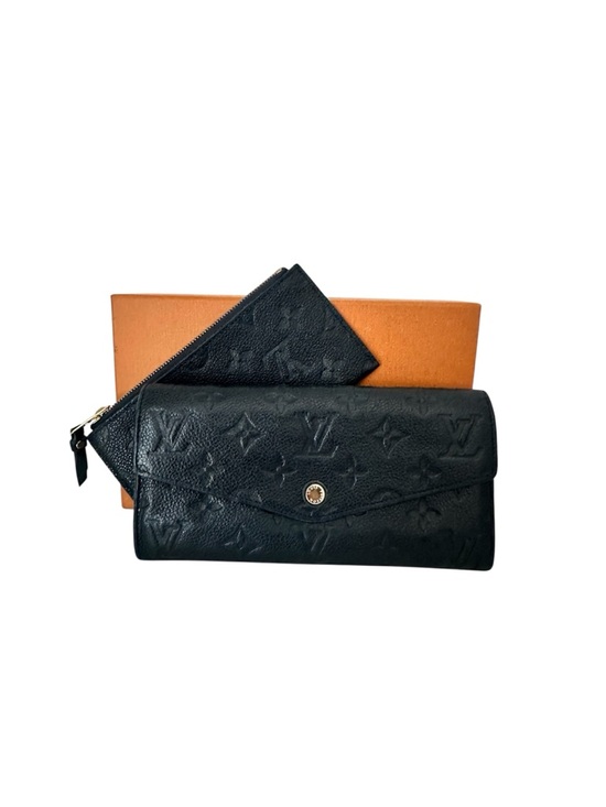 Louis Vuitton Handbags - Louis Vuitton Empriente Navy Monogram Wallet W/ Pouch & Box